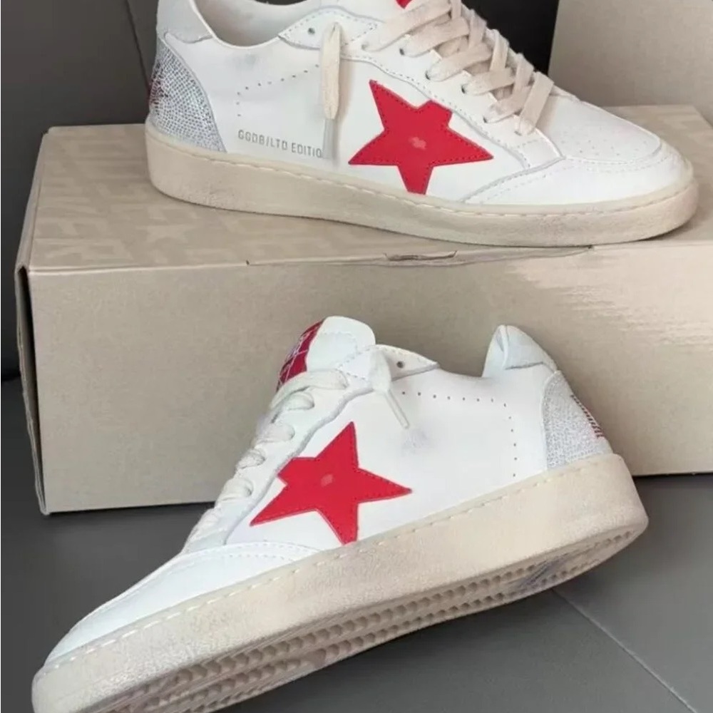 Golden Goose Star-Patch Sneakers White - Picture 6 of 7